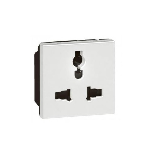 Legrand Arteor White Socket, 2 Pin, 2 M, 5721 16